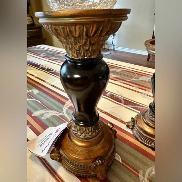 ✨ NEW with Tags – Home Interiors Decorative Candlesticks (Set of 2) ✨ - Picture 5 of 7